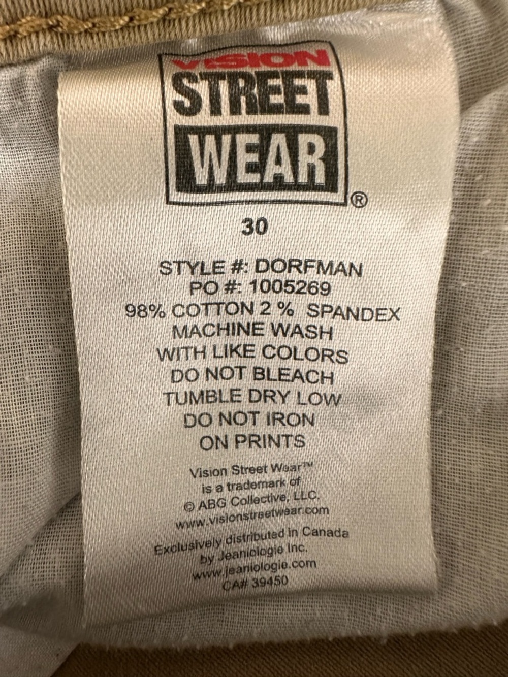 Y2K VISION STREET WEAR Carpenter Cargo Skate Grunge Workwear Pants - Picture 5 of 6